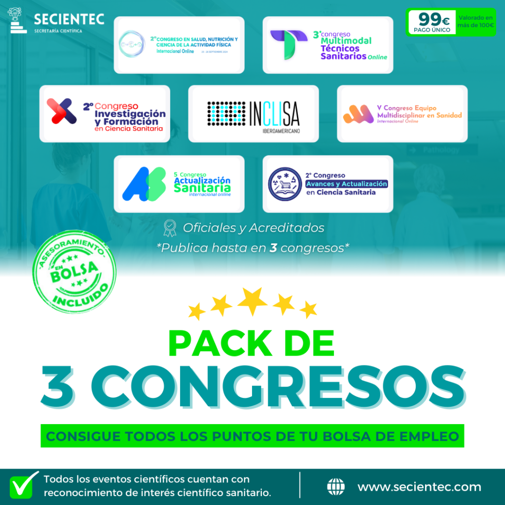 Packs SECIENTEC 3 congresos