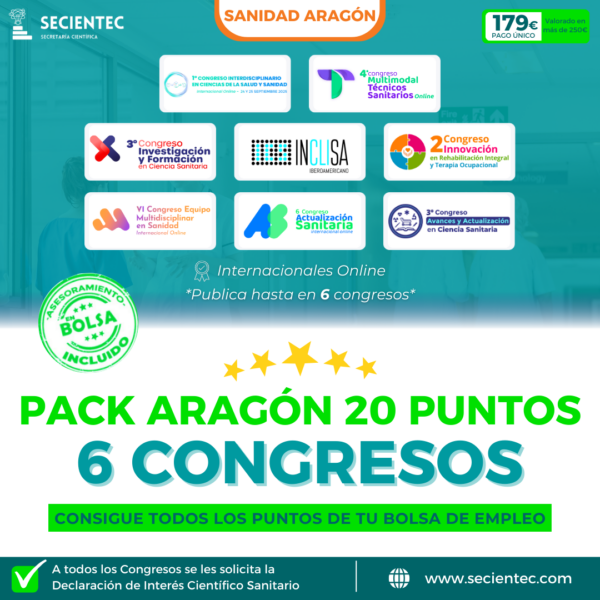 Pack 20 Puntos Aragón - 6 Congresos