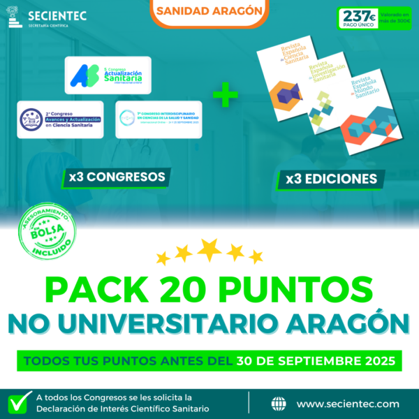 Pack 20 Puntos - No Universitario Aragón