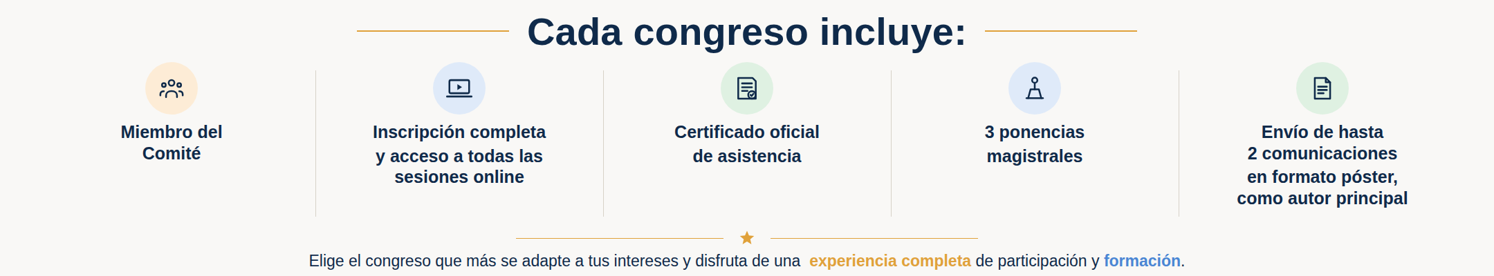 Banner congresos no sanitarios